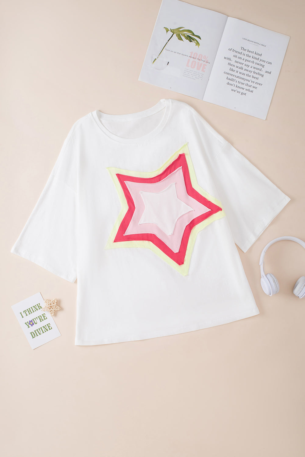 Aquamarine Star Tee