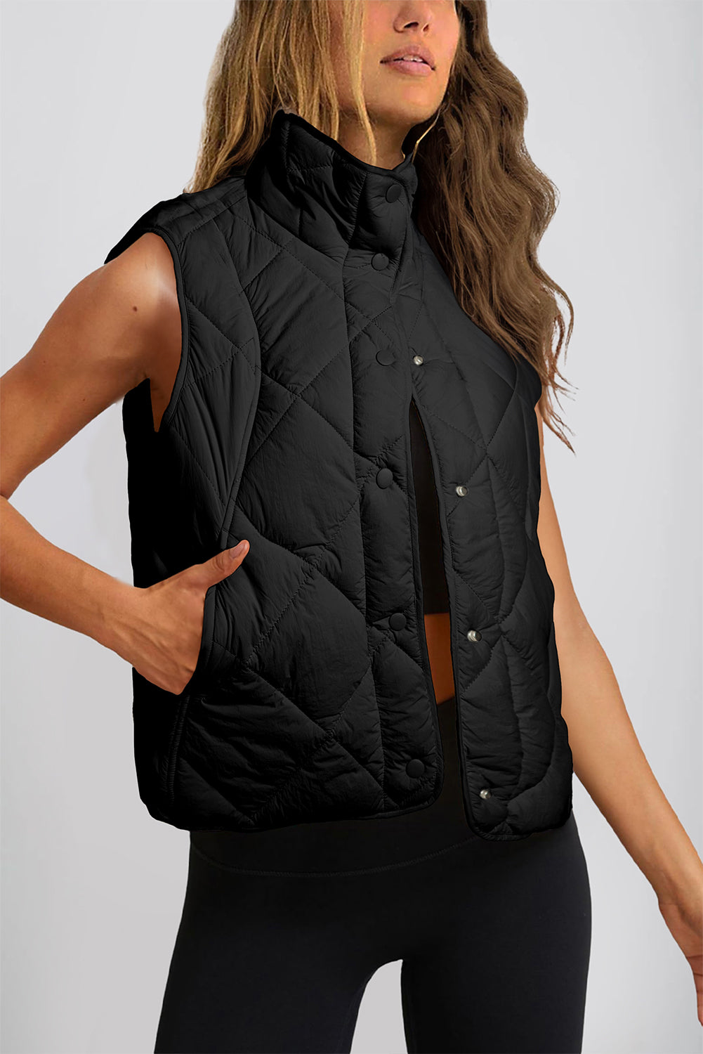 Quilted Puffy Vest