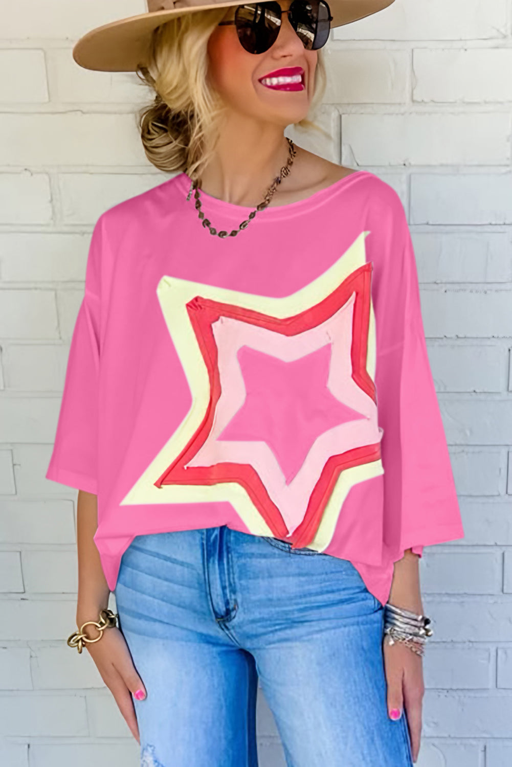 Aquamarine Star Tee