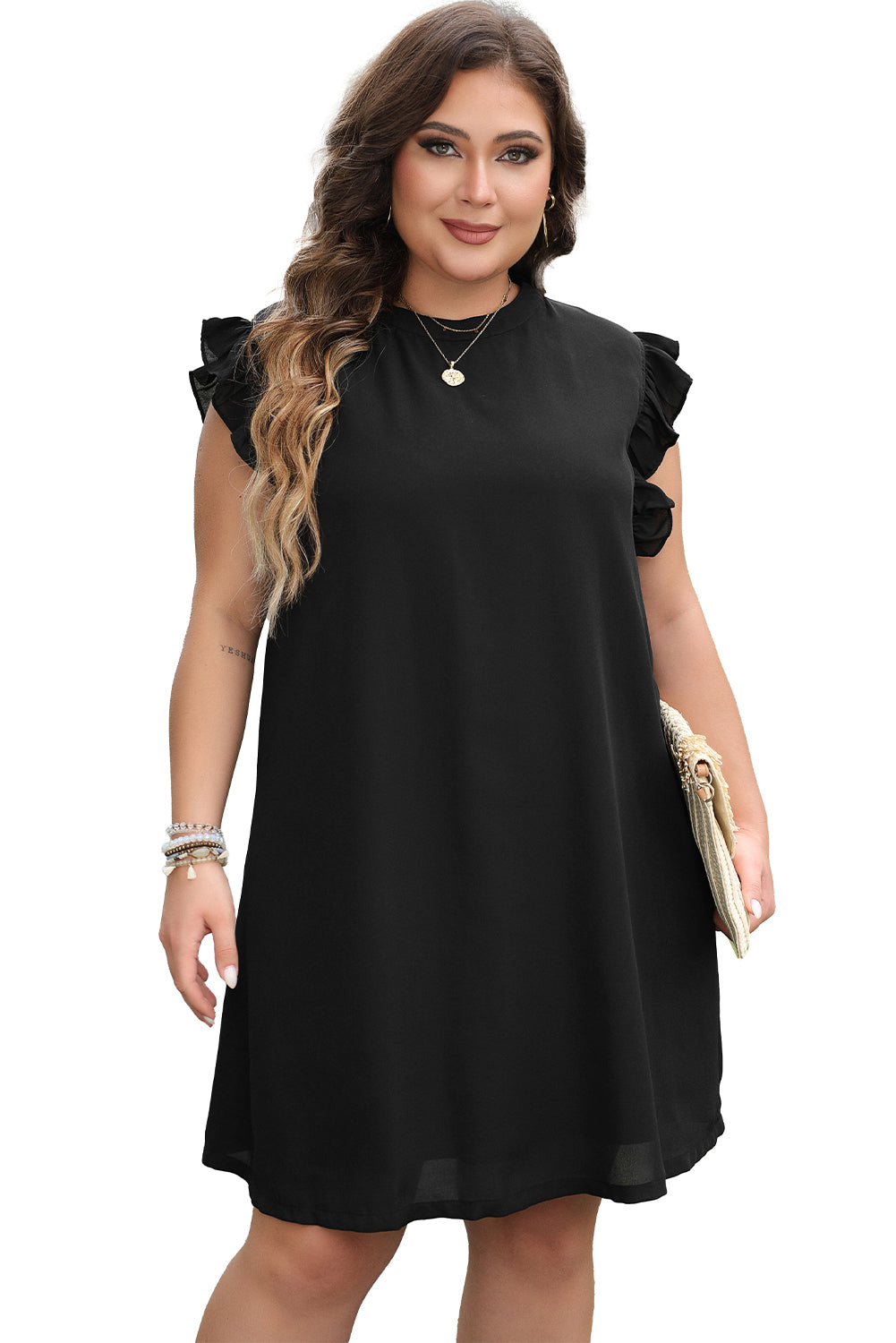 Ruffle Sleeve LBD