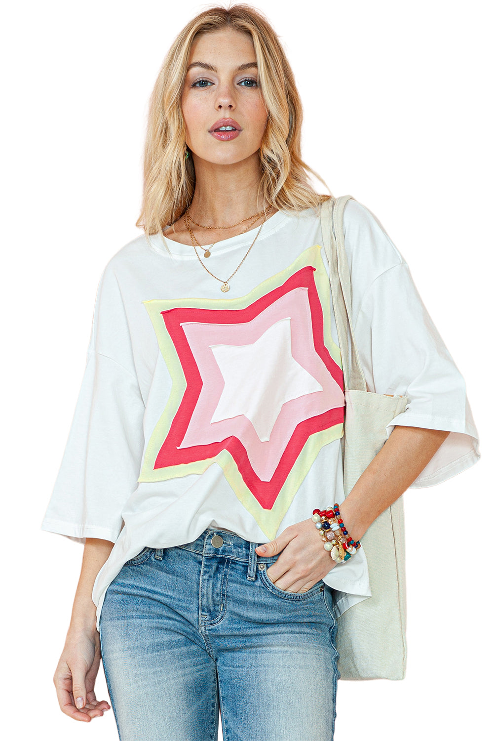 Aquamarine Star Tee