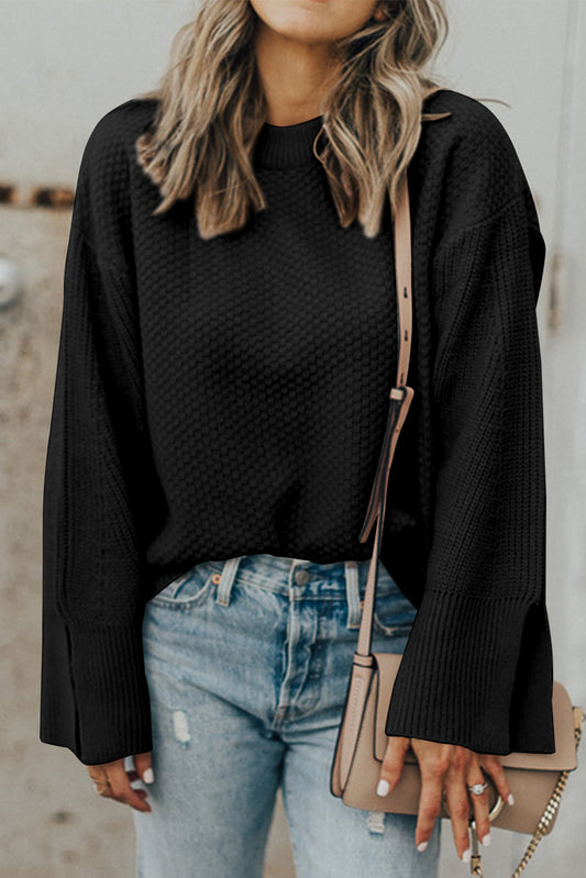 Textured Knit Sweater