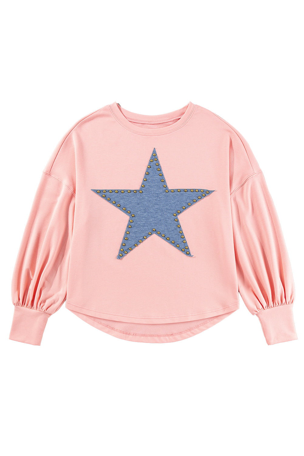 Studded Star Oversized Top