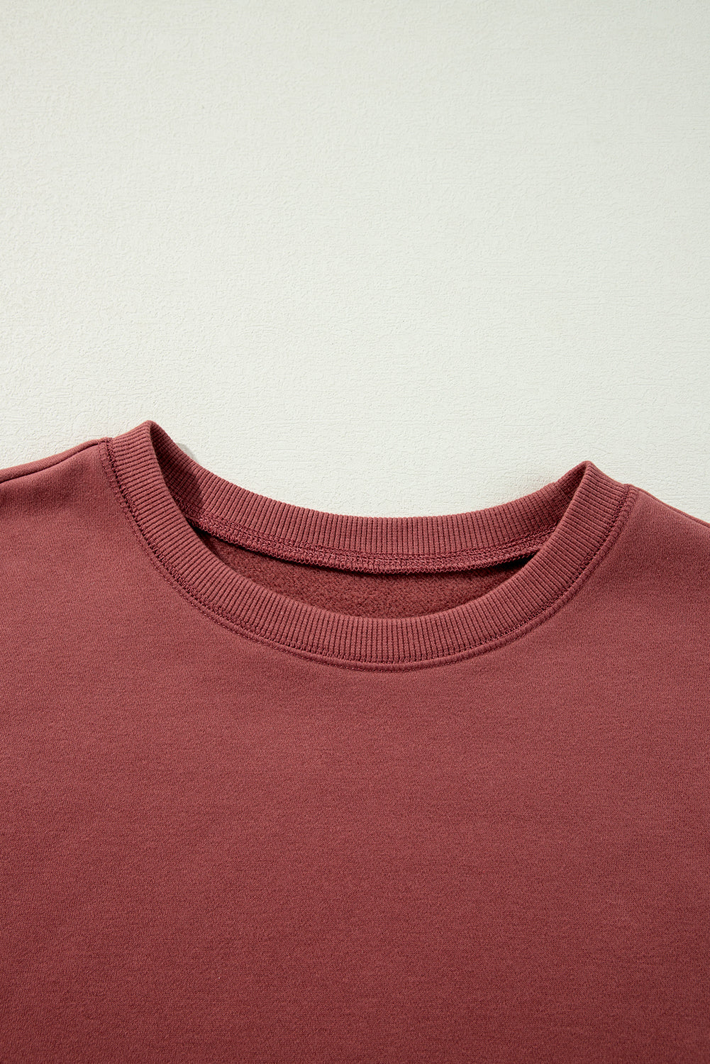 Two Tone Drop Shoulder Sweatshirt