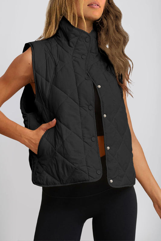 Quilted Puffy Vest