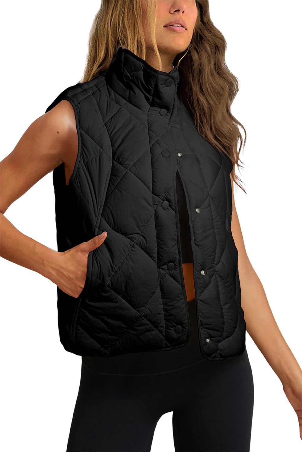 Quilted Puffy Vest