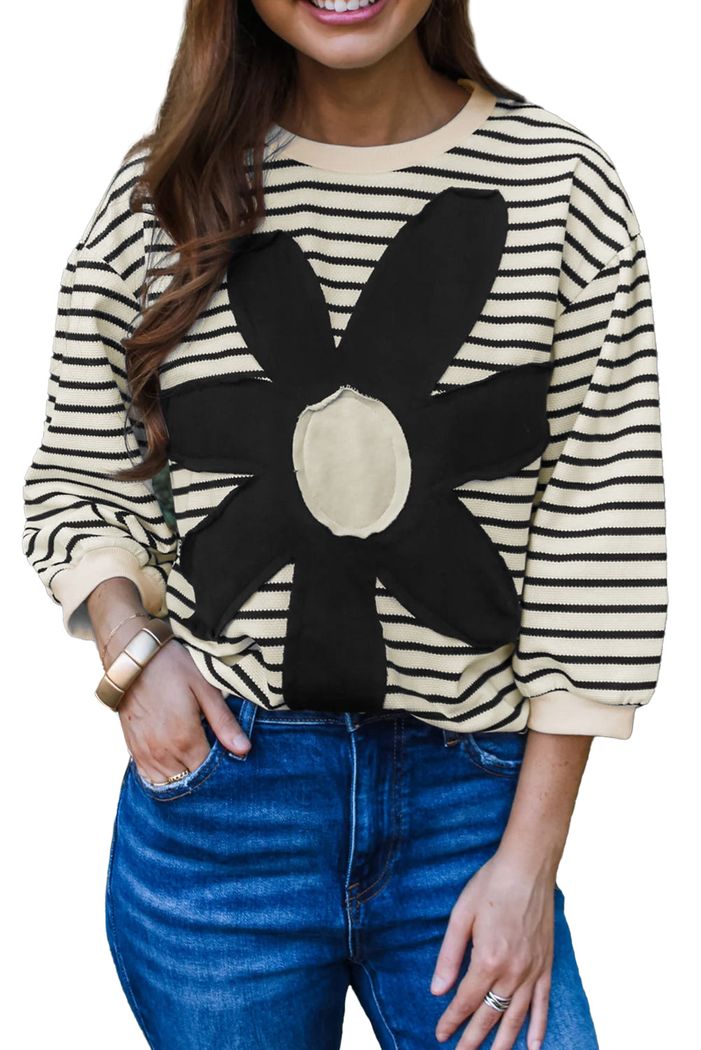 Dark Daisy Top