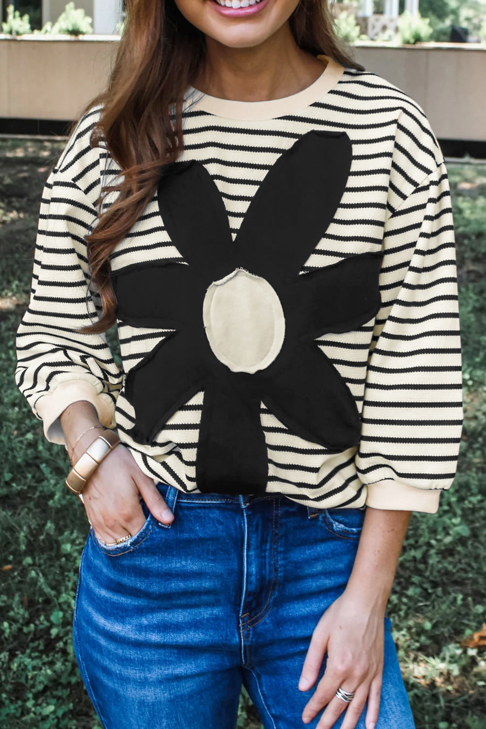 Dark Daisy Top