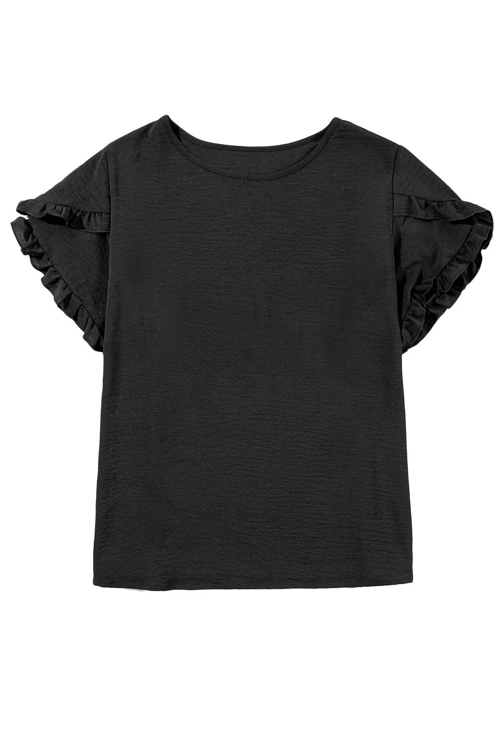 Everyday Ruffled Sleeve Top