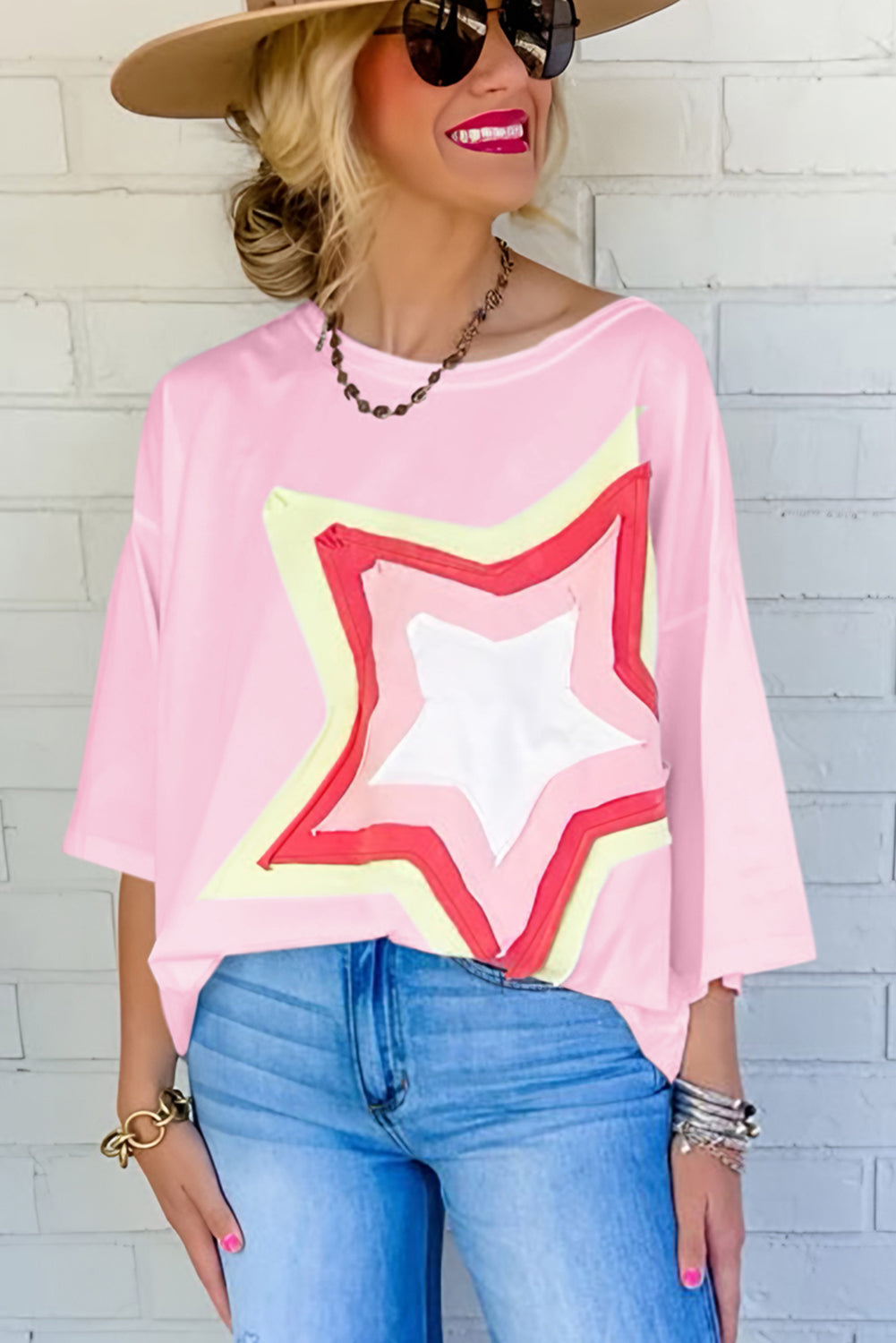 Aquamarine Star Tee