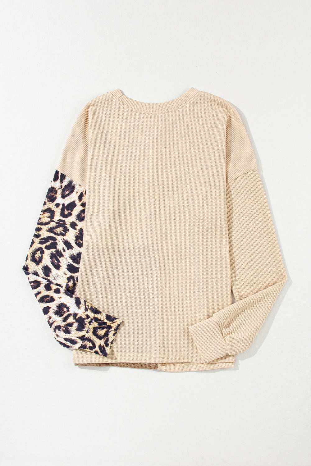 Waffle Knit Leopard Top