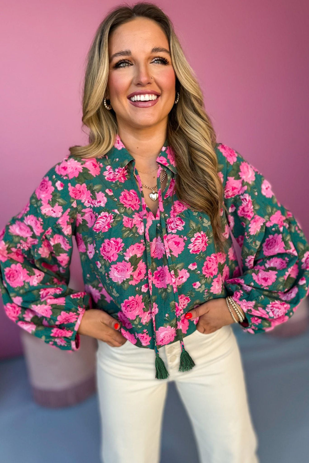 Emerald Rose Blouse