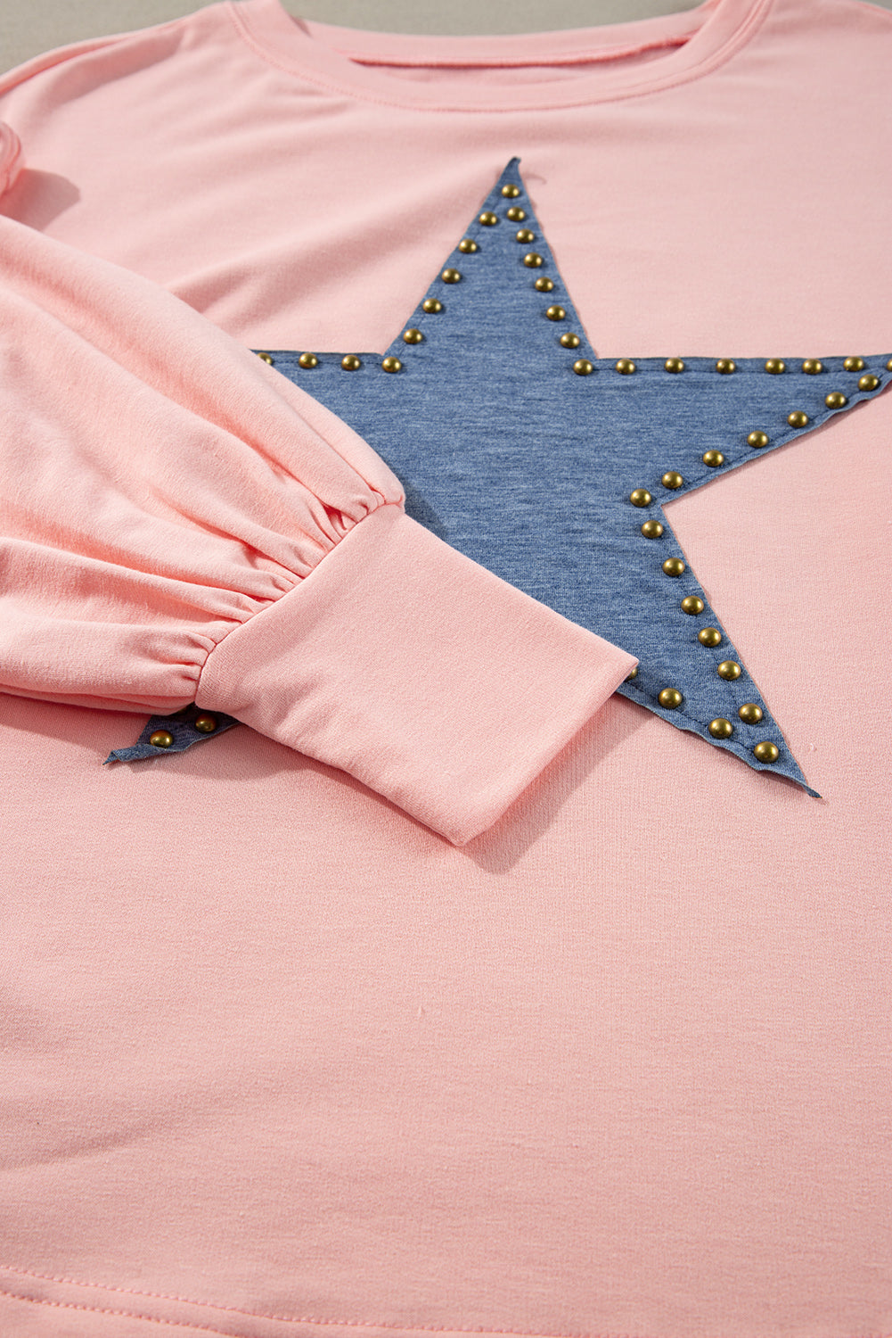 Studded Star Oversized Top