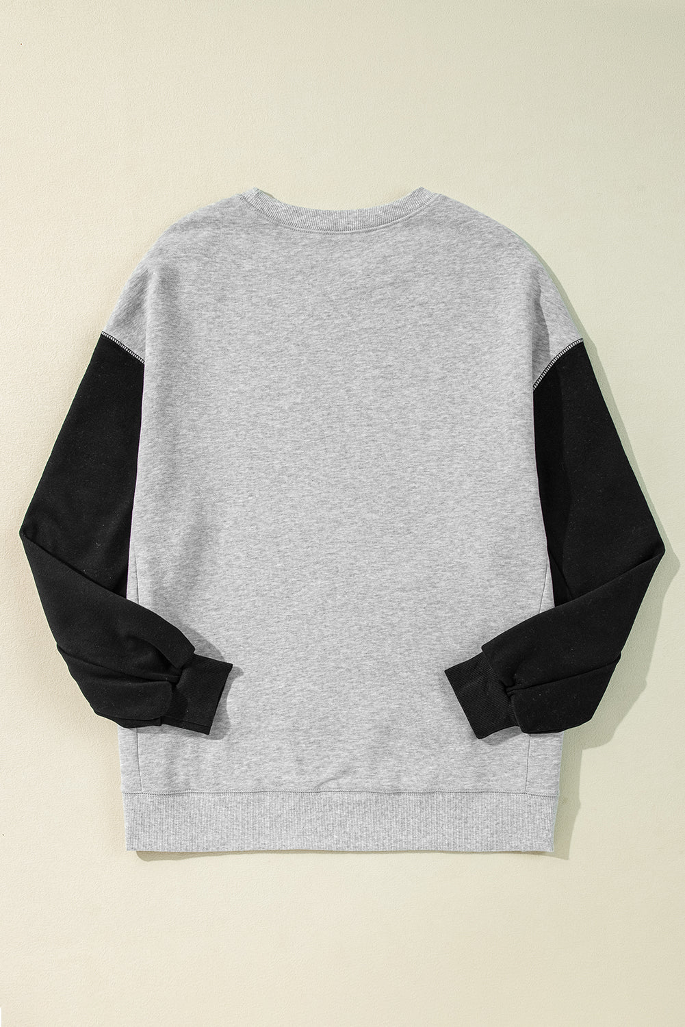 Two Tone Drop Shoulder Sweatshirt